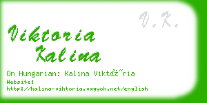 viktoria kalina business card